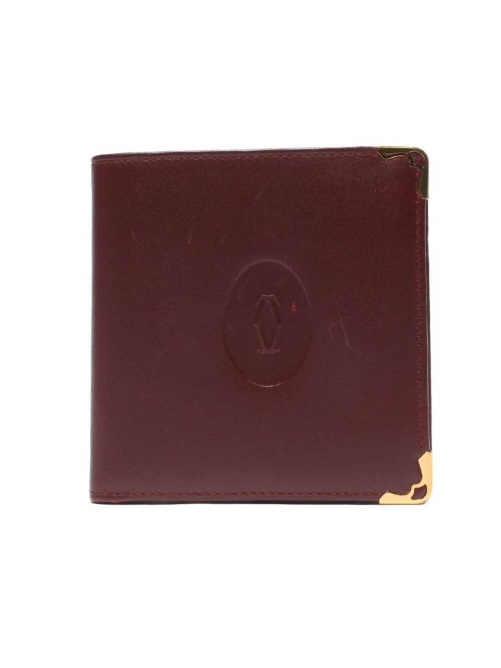Cartier Bifold Wallet Burgundy